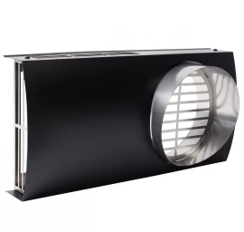 Dvigubas lauko stogelis Ensy d160 juodas