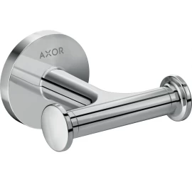 Dvigubas rankšluosčių kabliukas Axor Universal Circular, chromas 42812000