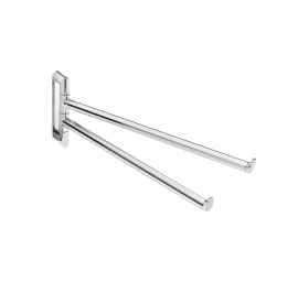 Dvigubas rankšluosčių laikiklis LAUFEN HALI 35 cm, chromas, H3811710040031