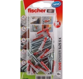 Dvikomponenčiai kaiščiai su varžtu FISCHER, 8x40mm 8vnt.