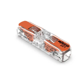 Dvipusė universali spyruoklinė jungtis WAGO 221-2411, 2x0.2-4mm²
