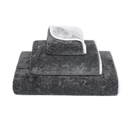 Dvipusis vonios rankšluostis Bicolore 30x50 Storm/Silver, 341556110002