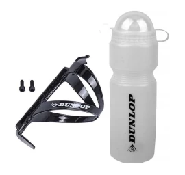 Dviračio Bidonas Dunlop 750ml Su Krepšeliu Skaidrus