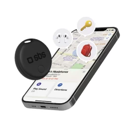 Dviračių Raktų Lokatorius, Suderinamas Su apple Find My Track My Circle - Juodas