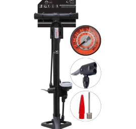 Dviračių Siurblys Xqmax Pro 160psi (11bar) Su Manometru Small Basis