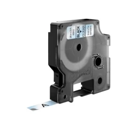Dymo 40910 (S0720670) D1 Etikečių juostelė 9mm x 7m, Black on Clear