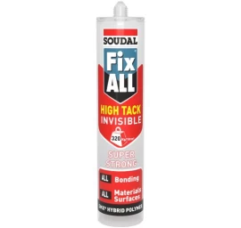 Fix ALL High Tack Invisible, klijuojantis hermetikas hibridinio polimero pagrindu Fix ALL High Tack Invisible, klijuojantis hermetikas hibridinio polimero pagrindu