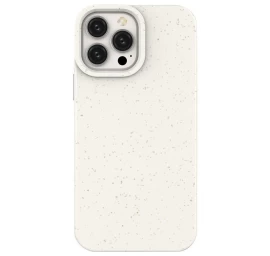 eco Case Silikoninis Suyrantis iphone 14 Plus Korpusas, Baltas Dangtelis