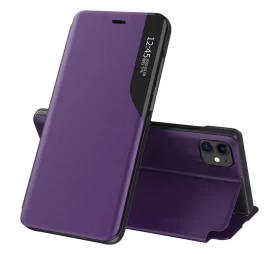 Eco Leather View Case Elegantiškas Atlenkiamas Dėklas Su Stovo Funkcija Iphone 13 Mini Violetinės Spalvos Eco Leather View Case Elegantiškas Atlenkiamas Dėklas Su Stovo Funkcija Iphone 13 Mini Violetinės Spalvos
