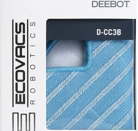 ECOVACS DEEBOT OZMO 601 ir 610 grindų plovimo šluostės, 3 vnt., mėlynos