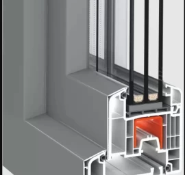 Aukščiausios kokybės PVC langai Framex-71 Deco