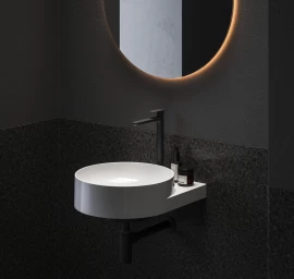 EL 015.20BLM Praustuvo maišytuvas 335 mm be dugno vožtuvo, Black Matt
