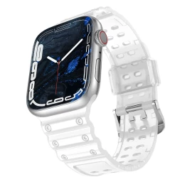Elastinė Apyrankė „apple Watch“ 38 / 40 / 41 Mm – Skaidri