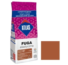 Elastingas glaistas plytelėms ATLAS 022, 2kg riešuto sp.