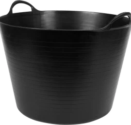 Elastinis plastikinis indas / tara | juodas | 42 l (35581)