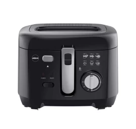 ELDOM Fryer FREET, 2.5 L, 400 g of fries, temperature regulator, removable oil tank, black