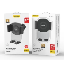 Elegantiškas Gravitacinis Automobilinis Laikiklis Telefonui f8max, Juodas