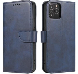 Elegantiškas Magnetinis Dėklas Su Atvartu Ir Stovo Funkcija, Skirtas samsung Galaxy A03s (166.5), Mėlynas Elegantiškas Magnetinis Dėklas Su Atvartu Ir Stovo Funkcija, Skirtas samsung Galaxy A03s (166.5), Mėlynas