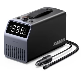 Elektrinis Automobilinis Padangų Siurblys Su Ekranu 150 Psi 3x4500mah 12v - Pilkas