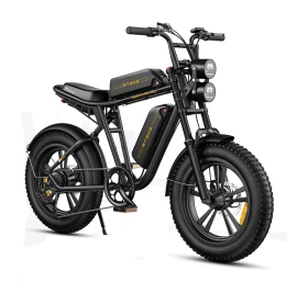 Elektrinis dviratis Engwe M20 20 // Dual Battery versija (26Ah), 7G (juodas)