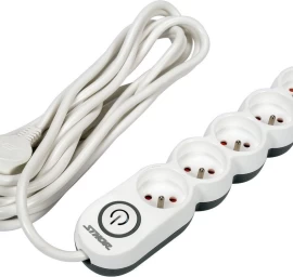 Elektrinis ilgintuvas | 5 lizdai | 1,5 mm2 | 5 m (72358)