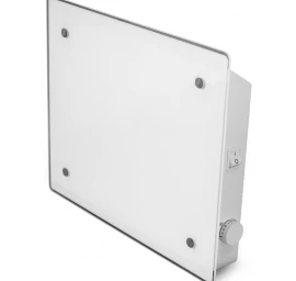 Elektrinis radiatorius Adax ECO 02 KET, balto stiklo, 250 W