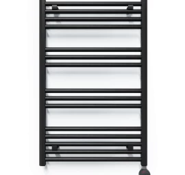 Elektrinis rankšluosčių džiovintuvas Terma Basia, metalinė juoda, 50 cm x 83 cm, 400 W, dešininis