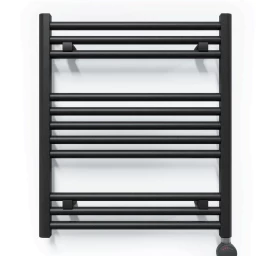 Elektrinis rankšluosčių džiovintuvas Terma Basia, metallic juodas, 50 cm x 57 cm, 200 W, dešininis