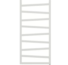 Elektrinis rankšluosčių džiovintuvas Terma ZigZag, white wall, 50 cm x 107 cm, 400 W, dešininis, pilnai paruoštas naudojimui