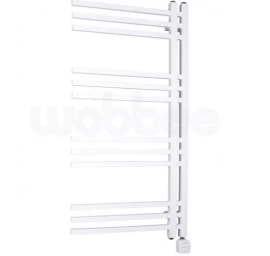 Elektrinis rankšluosčių džiovintuvas Wobbee Flint 50x100 cm, dešininis, baltas