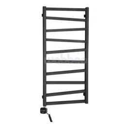 Elektrinis rankšluosčių džiovintuvas Wobbee Pentre 50x100 cm, kairinis, juodas