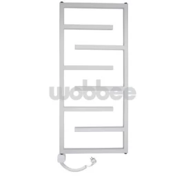 Elektrinis rankšluosčių džiovintuvas Wobbee Welly 50x110 cm, kairinis, baltas