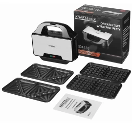 Elektrinis skrudintuvas su keičiamais įdėklais 3in1, Kraft&amp;Dele, KD4133