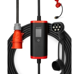 Elektromobilio įkrovimo laidas 480 V - type 2 (16A, 3 fazės 11 kW) - 10m ilgio