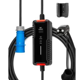 Elektromobilio įkrovimo laidas Tesla mašinai iš JAV (32A, 1 fazė 7.2 kW)