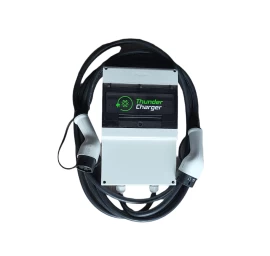 Elektromobilių krovimo stotelė 3 Fazės, 22 kW su 2 vnt Type 2 laidais 5m ilgio