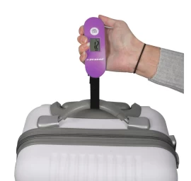 Elektroninės Kelioninės Svarstyklės Max 40 Kg Dunlop Violetinės Spalvos