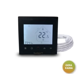 Elektroninis programuojamas termostatas (termoreguliatorius) Feelspot WTH51.36 NEW BLACK Modbus (prekė su trūkumais)