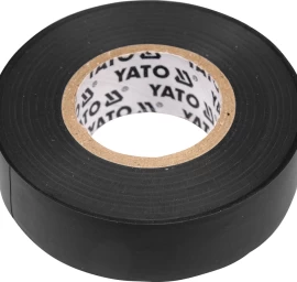Elektros izoliacinė juosta juoda 19mmx20mx0,13mm (YT-8165)
