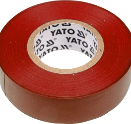 Elektros izoliacinė juosta raudona 19mmx20mx0,13mm (YT-8166)