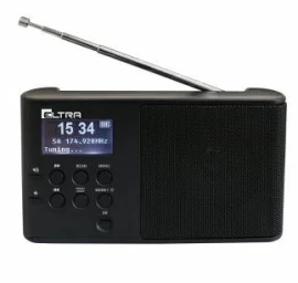Eltra Radio Ula Dab+ Juodos Spalvos