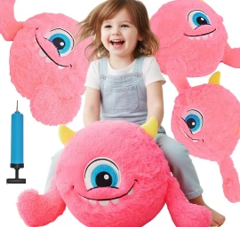 Emocijų Kamuolys 40 Cm Su Rankenomis Rožinis