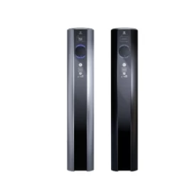 Enelion Vertica įkrovimo stotelė su integruotais 2x Type 2 įkrovimo lizdais , Wifi/LAN/4G/OCPP, JUODA/SIDABRNĖ