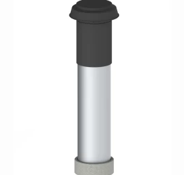EPP izoliuotas ventiliacijos kaminėlis D160mm  L-1000mm juodas