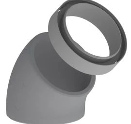 EPS izoliuota alkūnė D125mm 45° su mova