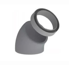 EPS izoliuota alkūnė D160mm 45° su mova