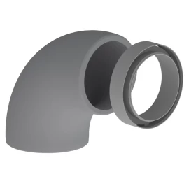 EPS izoliuota alkūnė D160mm 90° su mova