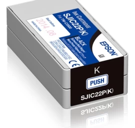 Epson SJIC22P(K) (C33S020601) Rašalinė kasetė, Juoda