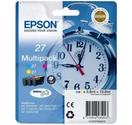 Epson Trijų Pakuočių Cmy Rašalas T2705 3 X 3,6 Ml C13t27054012