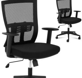 Ergonomiška Biuro Kėdė Su Tinkliniu Atlošu Ir Juosmens Atrama Ne Daugiau Kaip 150 Kg